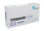Тербинафин, таблетки 250 мг 10 шт