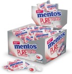 Жевательная резинка, Mentos (Ментос) 2 г Пьюр Уайт клубника