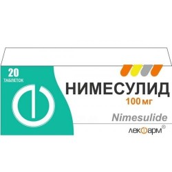 Нимесулид табл. 100 мг 20 шт.